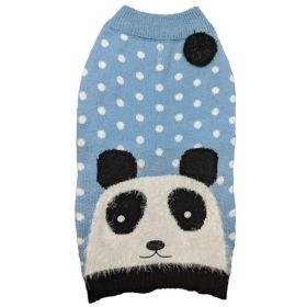 Fashion Pet Panda Dog Sweater Blue (Option: X Small)