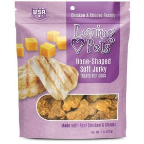 Loving Pets Bone Shaped Soft Jerky Treats (Option: Cheese)