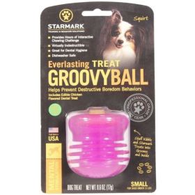 Starmark Everlasting Treat Groovy Ball (Option: Small)