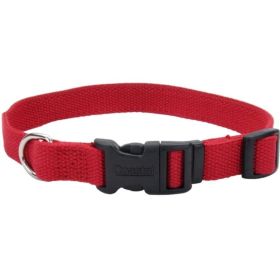 Coastal Pet New Earth Soy Adjustable Dog Collar (Option: Cranberry)