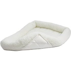 MidWest Quiet Time Fleece Bolster Bed for Dogs (Option: Small)