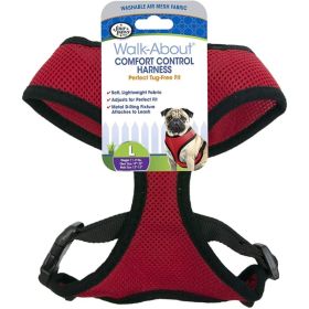 Four Paws Comfort Control Harness Red (Option: Large)