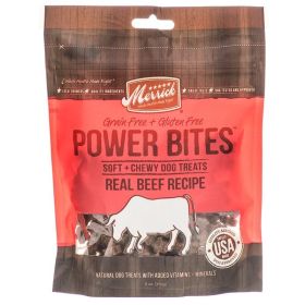 Merrick Power Bites Soft & Chewy Dog Treats (Option: Real Texas Beef Recipe)