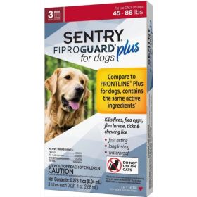 Sentry Fiproguard Plus IGR for Dogs & Puppies (Option: Large)