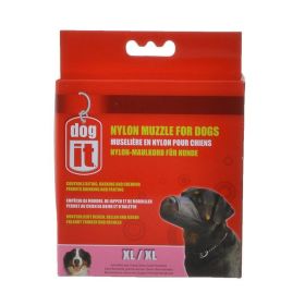 Dog It Nylon Muzzle for Dogs (Option: X Large)