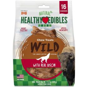 Nylabone Natural Healthy Edibles Wild Bison Chew Treats (Option: Small - 16 pack)