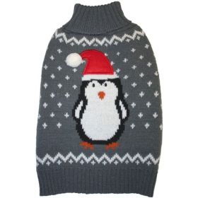 Fashion Pet Gray Penguin Dog Sweater (Option: X Small)