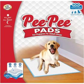 Four Paws Pee Pee Puppy Pads (Option: 100 count)