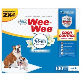 Four Paws Wee Wee Pads (Option: Febreze Freshness  100 Count)